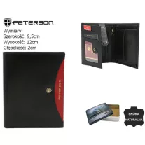 Peterson férfi bőr pénztárca PTN 303.01