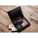 Peterson férfi bőr pénztárca PTN 303P-02 – fekete