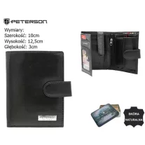 Peterson férfi bőr pénztárca PTN 303Z-PR 2-1-1