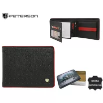 Peterson férfi bőr pénztárca PTN 304.03
