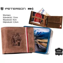 Peterson férfi bőr pénztárca PTN 304PW-01