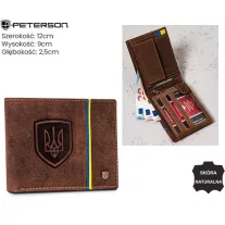 Peterson férfi bőr pénztárca PTN 304UP