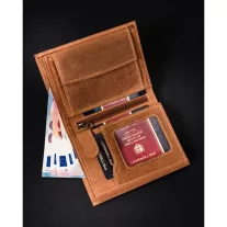 Peterson férfi bőr pénztárca PTN 317 2-1-5