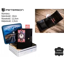 Peterson férfi bőr pénztárca PTN 317.01