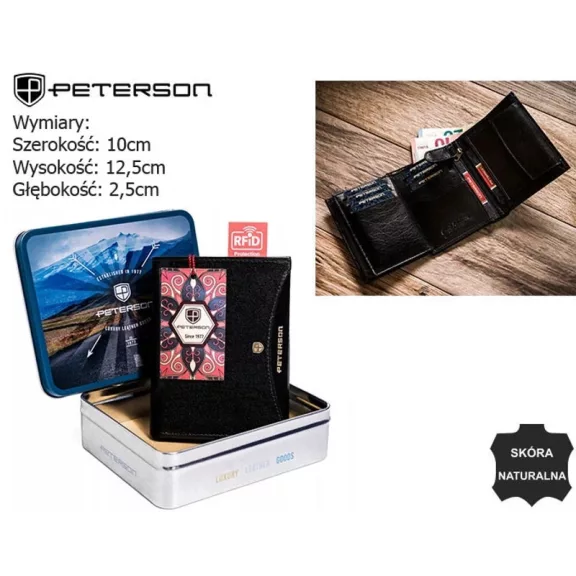 Peterson férfi bőr pénztárca PTN 317.01 Peterson férfi bőr pénztárca PTN 317.01