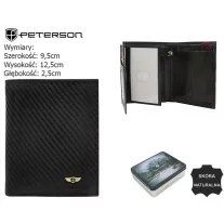 Peterson férfi bőr pénztárca PTN 317-CA