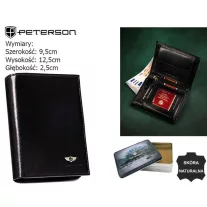Peterson férfi bőr pénztárca PTN 317-P