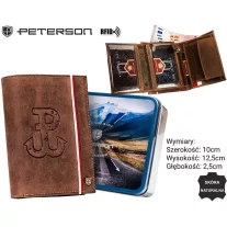Peterson férfi bőr pénztárca PTN 317PW-02