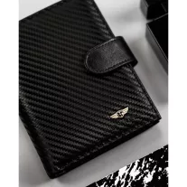 Peterson Férfi Bőr  Pénztárca Ptn 317Z-Ca-6563 Black