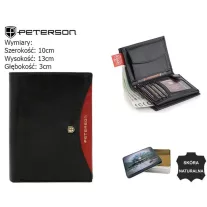 Peterson férfi bőr pénztárca PTN 333.01