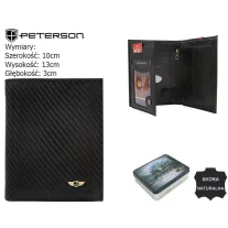 Peterson férfi bőr pénztárca PTN 333-CA