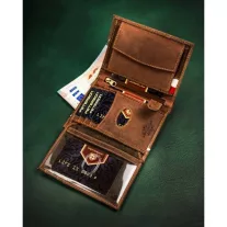 Peterson férfi bőr pénztárca PTN 333PW-01