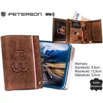 Peterson férfi bőr pénztárca PTN 333PW-02