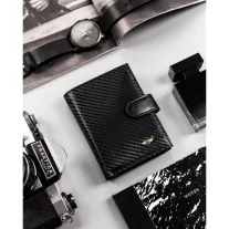 Peterson Férfi Bőr  Pénztárca Ptn 333Z-Ca-6600 Black