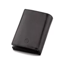Peterson Férfi Bőr  Pénztárca Ptn 339.01 2-1-1 Black+Red