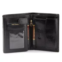 Peterson Férfi Bőr  Pénztárca Ptn 339.01 2-1-1 Black+Red