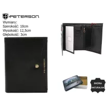 Peterson férfi bőr pénztárca PTN 339.01