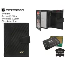 Peterson férfi bőr pénztárca PTN 339Z-CA