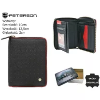 Peterson férfi bőr pénztárca PTN 340.03