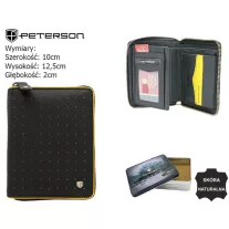 Peterson férfi bőr pénztárca PTN 340.03