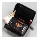 Peterson férfi bőr pénztárca PTN 340P-02 – fekete