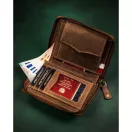 Peterson férfi bőr pénztárca PTN 340PW-01 2-1-4
