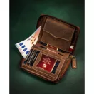 Peterson férfi bőr pénztárca PTN 340PW-02 2-1-4