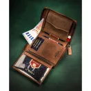 Peterson férfi bőr pénztárca PTN 340PW-04