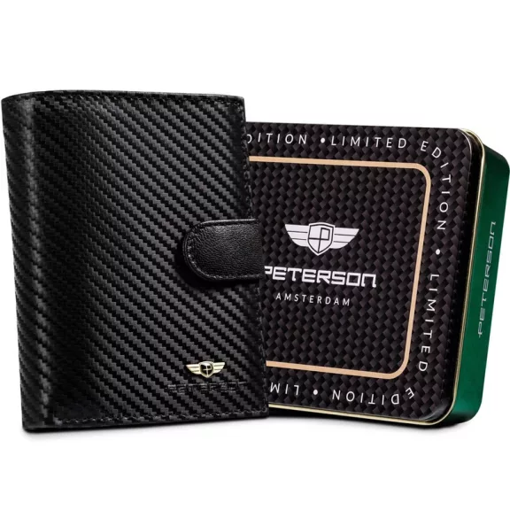 Peterson Férfi Bőr Pénztárca 348Z-Ca-6648 B Peterson Férfi Bőr Pénztárca 348Z-Ca-6648 B