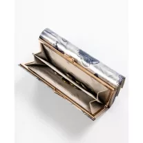 Peterson női bőr pénztárca PTN 421028-BF – ezüst