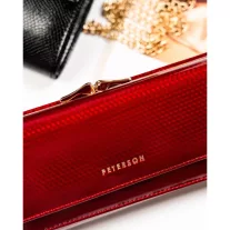 Peterson női bőr pénztárca PTN 421028-SBR – piros