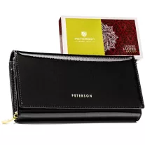   Peterson Női Bőr Pénztárca Ptn 42106-Pr-4908 Black - Fekete