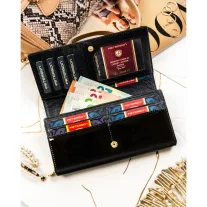   Peterson Női Bőr Pénztárca Ptn 42106-Pr-4908 Black - Fekete