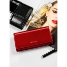 Peterson Női Bőr Pénztárca Ptn 42106-Sbr-0790 Red - Piros Peterson Női Bőr Pénztárca Ptn 42106-Sbr-0790 Red - Piros