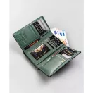 Peterson női bőr pénztárca PTN 42108-MD – zöld