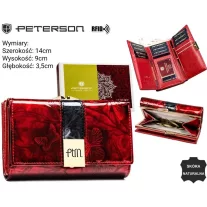 Peterson női bőr pénztárca PTN 42108-NBF
