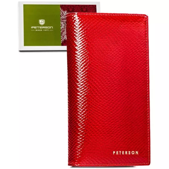 Peterson Női Bőr Pénztárca Ptn 421431-Dsl-6181 Red Peterson Női Bőr Pénztárca Ptn 421431-Dsl-6181 Red