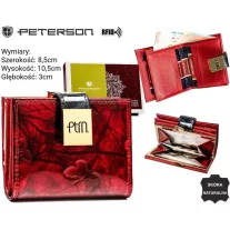 Peterson női bőr pénztárca PTN 42329-NBF