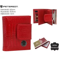 Peterson női bőr pénztárca PTN 42329-RS