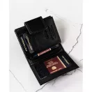 Peterson női bőr pénztárca PTN 42329-SH – fekete