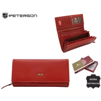 Peterson Női Bőr Pénztárca  Ptn 439-Gon-5996 Red