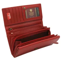 Peterson Női Bőr Pénztárca  Ptn 439-Gon-5996 Red