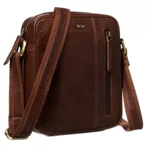   Peterson Férfi Bőr Oldaltáska Ptn 705-Tum-0468 Brown - Barna