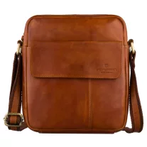 Peterson Férfi Bőr Oldaltáska Ptn 719-Cow-5041 Cognac