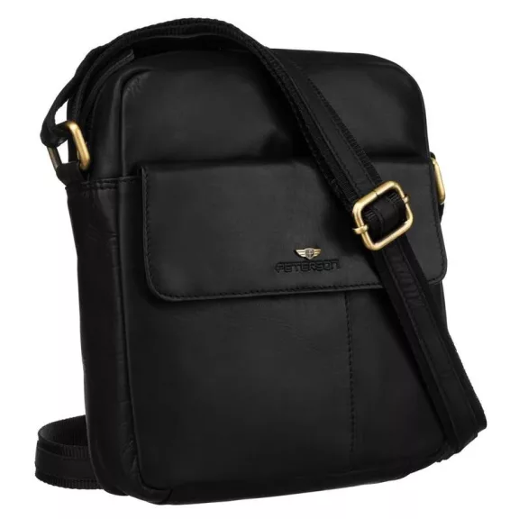 Peterson Férfi Bőr Oldaltáska Ptn 719-Opu-4727 Black - Black Peterson Férfi Bőr Oldaltáska Ptn 719-Opu-4727 Black - Black