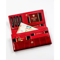 Peterson női bőr pénztárca PTN 72037-CB