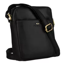   Peterson Férfi Bőr Oldaltáska   PTN   720E-OPU-6873   Black  - Fekete