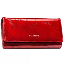 Peterson Női Bőr Pénztárca Ptn 72401-Lpc-2169 Red