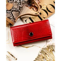 Peterson Női Bőr Pénztárca Ptn 72401-Rs-3580 Red