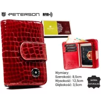 Peterson női bőr pénztárca PTN 76115-MC
